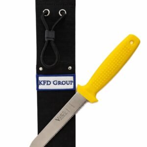 17cm Victory Green River Dive Knife & NEW Rubber Flexible Knife Sheath