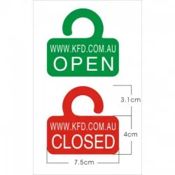 Open Closed Valve Handle Tag