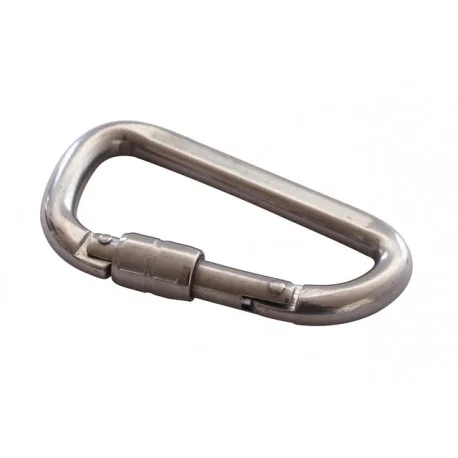 Spring self locking 316 stainless steel 100mm carabiner carabinas 1.jpg