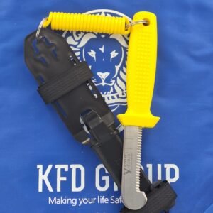 Safety Rescue Knife 9 cm complete with sheath and lanyard