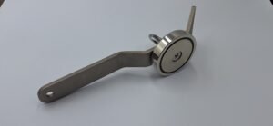“KFD 165kg commercial neodymium diving magnet with stainless steel handle and scraper”
